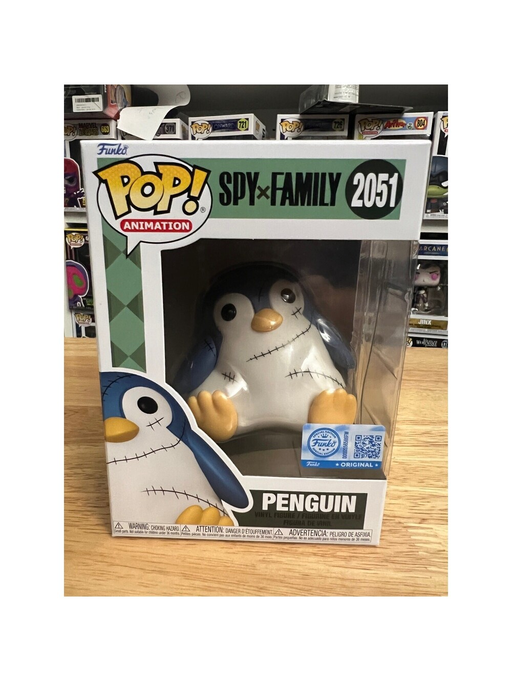 EXCLUSIVE Penguin Spy x Family Funko Pop #2051 Anime Manga Animation Television